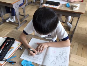 三角形をかこう 晃華学園小学校